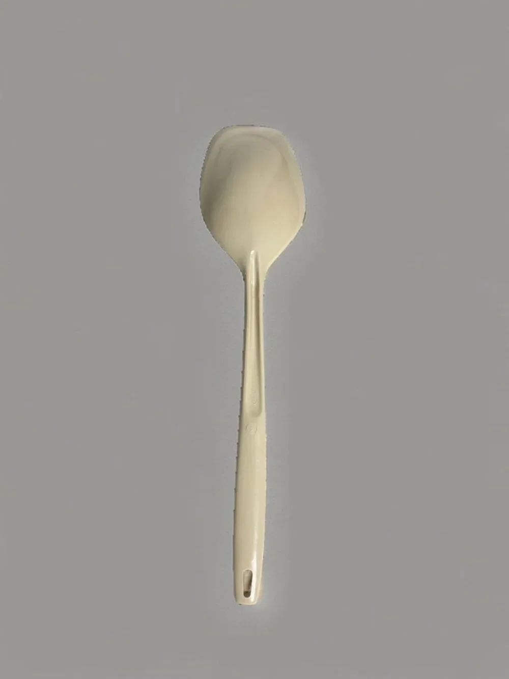 Foley Beige Plastic Rice Spoon With Hanging Hole For Kitchen Use